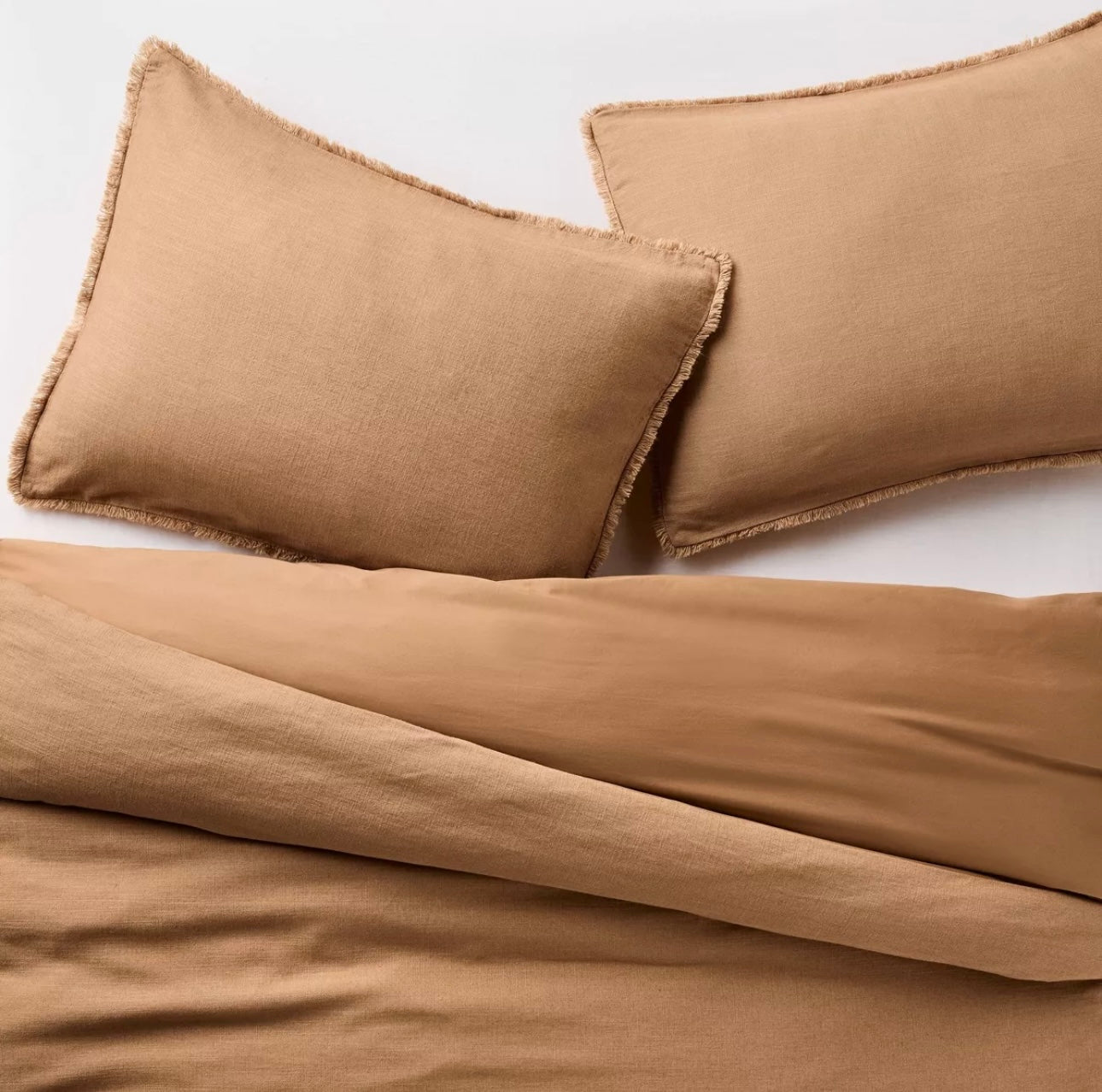 DUVET COVER y Fundas de Almohada | Mezcla de Lino | CASALUNA™ Ideal para camas Matrimonial y Queen