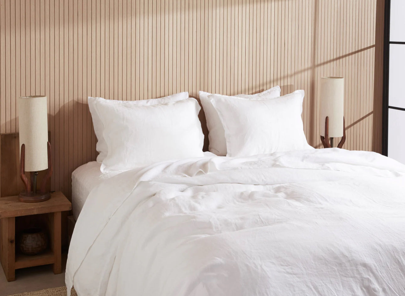 KING/Cal King Duvet Cover Set | 55% Lino 45% Algodón| PARACHUTE™
