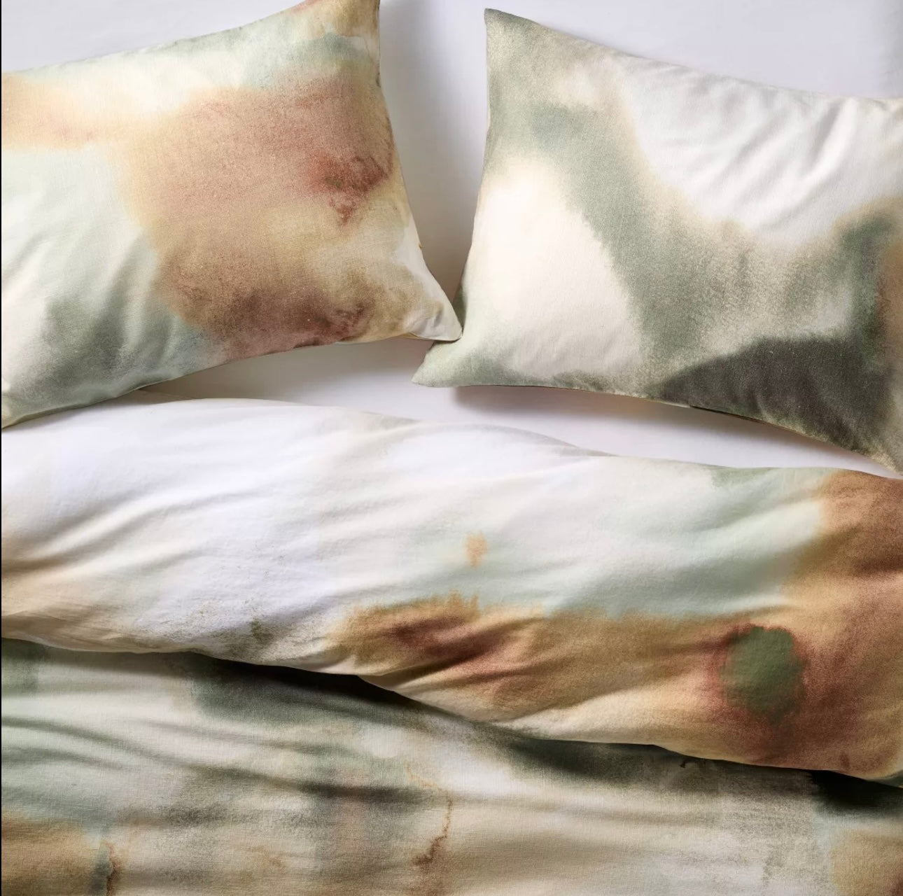 DUVET COVER de Mezcla de Lino Pesado con Estampado Acuarela Lavado | CASALUNA™
Ideal para camas Matrimonial y Queen