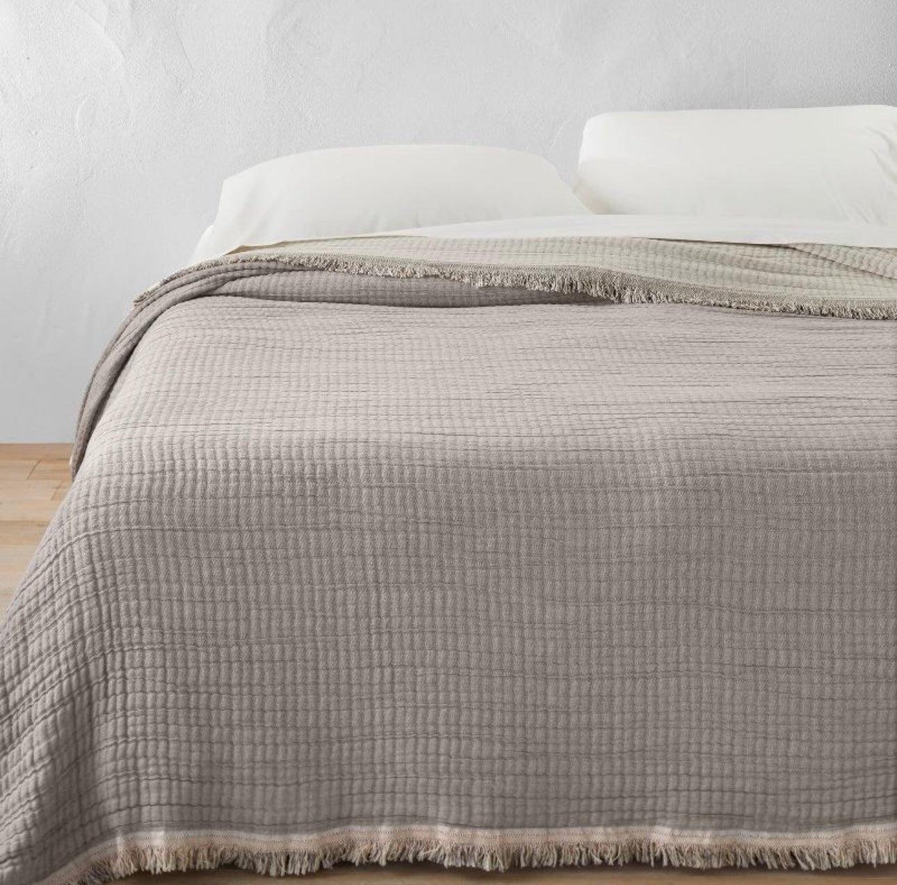 KING Colcha Reversible de Algodón Texturizado | CASALUNA™