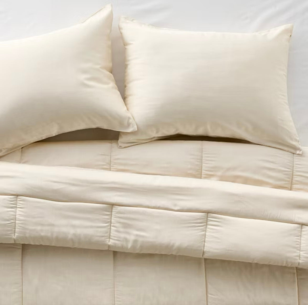 Juego de Edredón y Fundas de Almohada de Bambú de Rayón | CASALUNA™ Ideal para camas Matrimonial y Queen