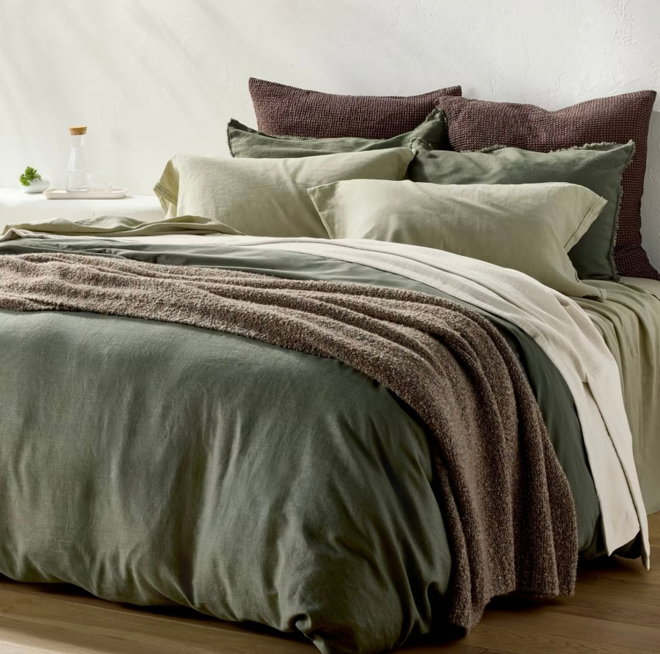 DUVET COVER KING y Fundas de Almohada | Mezcla de Lino CASALUNA™