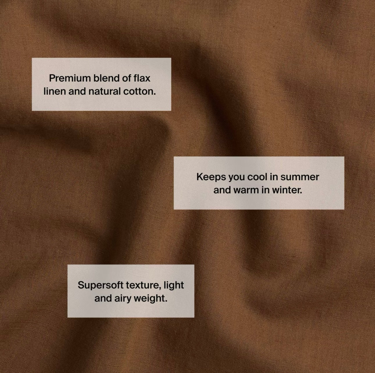 KING/Cal King Duvet Cover Set | 55% Lino 45% Algodón| PARACHUTE™