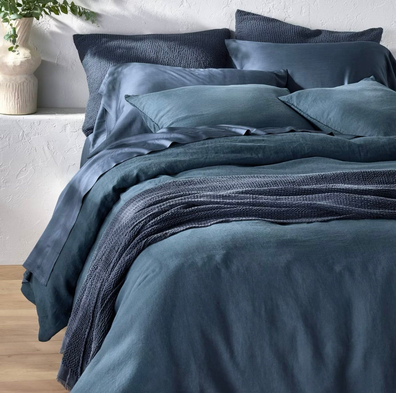 Queen Juego de Sábanas 400 Hilos | Rayon de Bambú | CASALUNA™