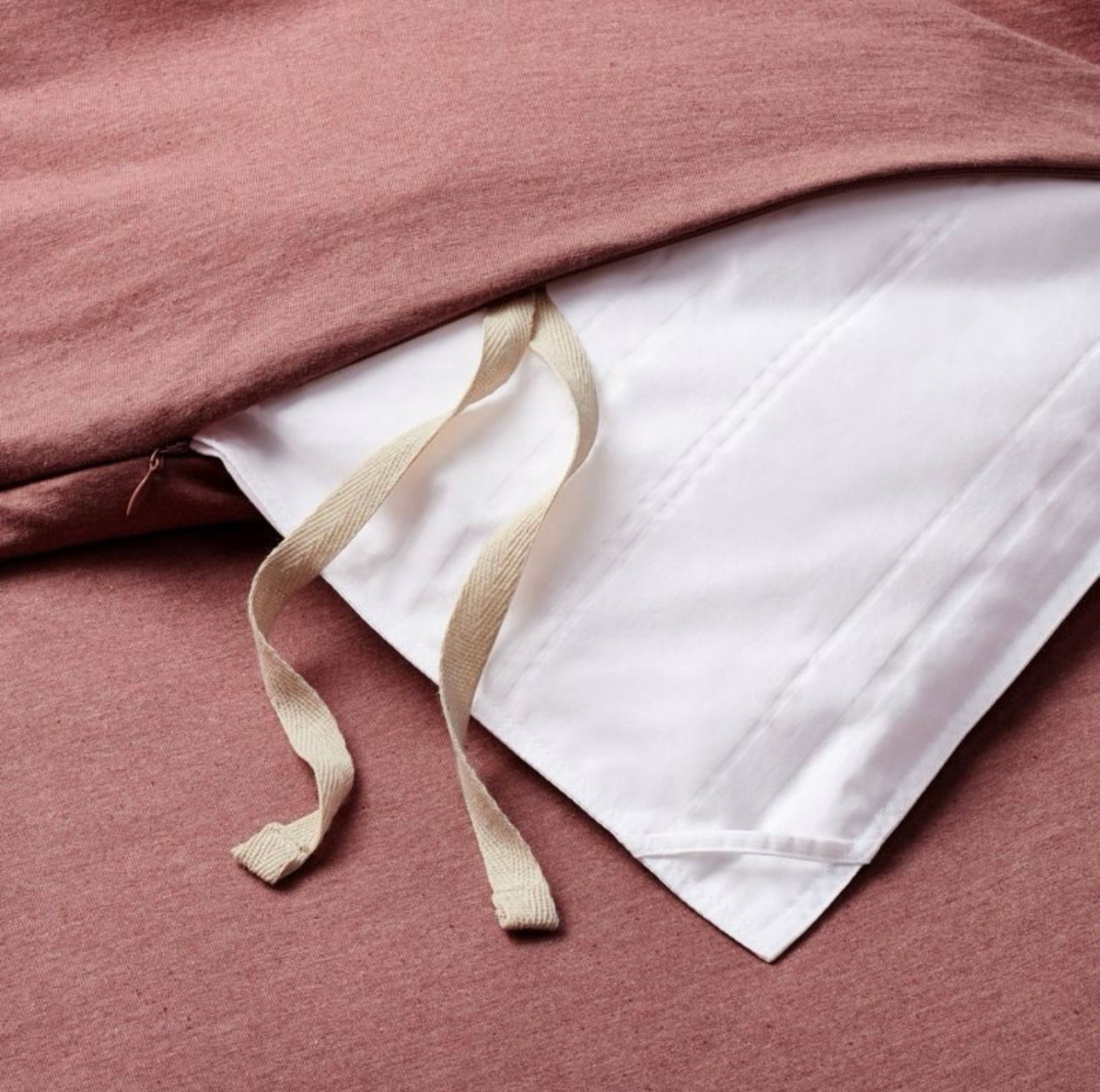 DUVET COVER y Fundas de Almohada Algodón Jersey | CASALUNA™ Ideal para camas Matrimonial y Queen