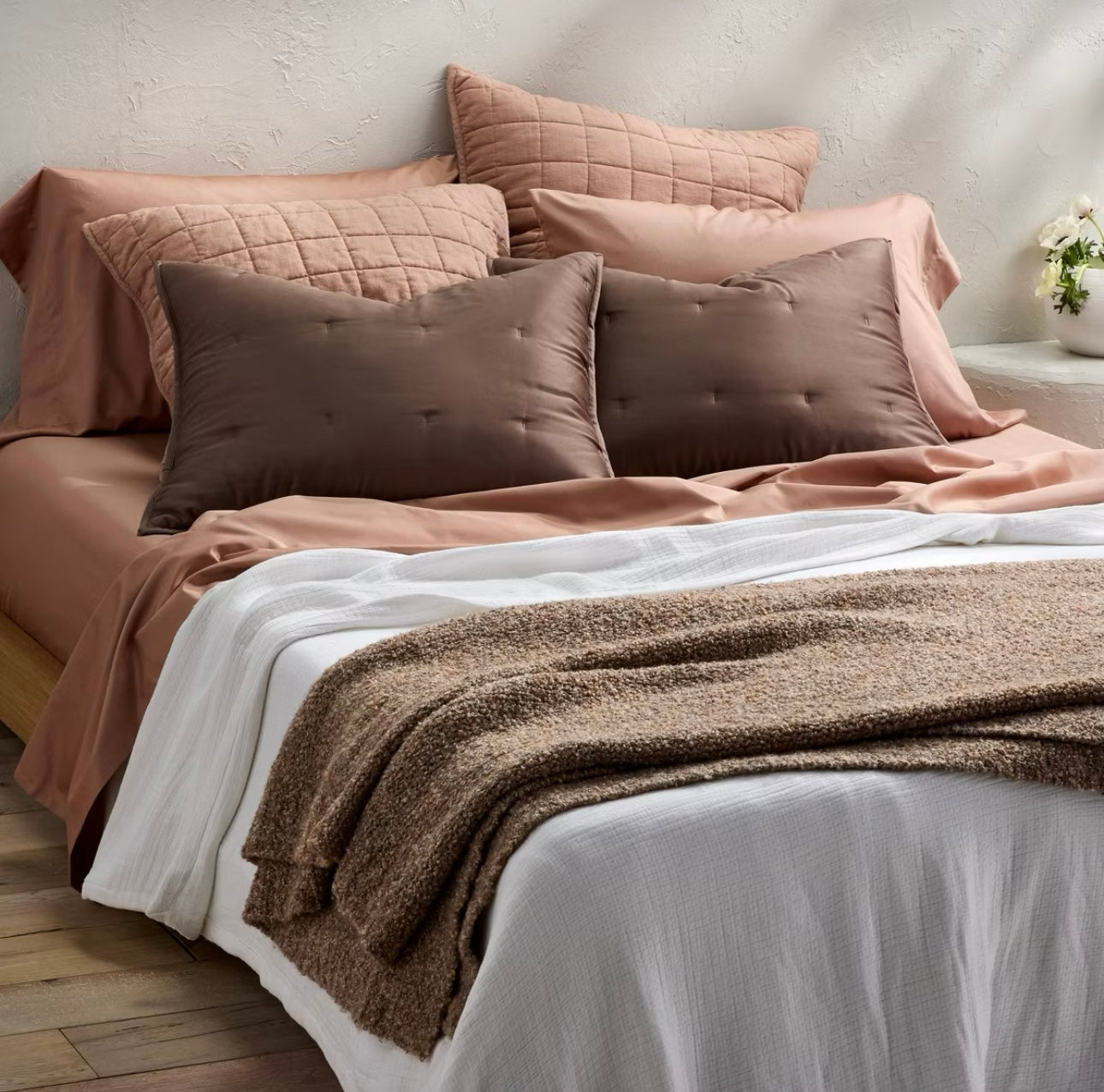 Juego de Colcha Ligera + Fundas de Almohada | Rayón de Bambú | CASALUNA™ Ideal para camas King y Cal King