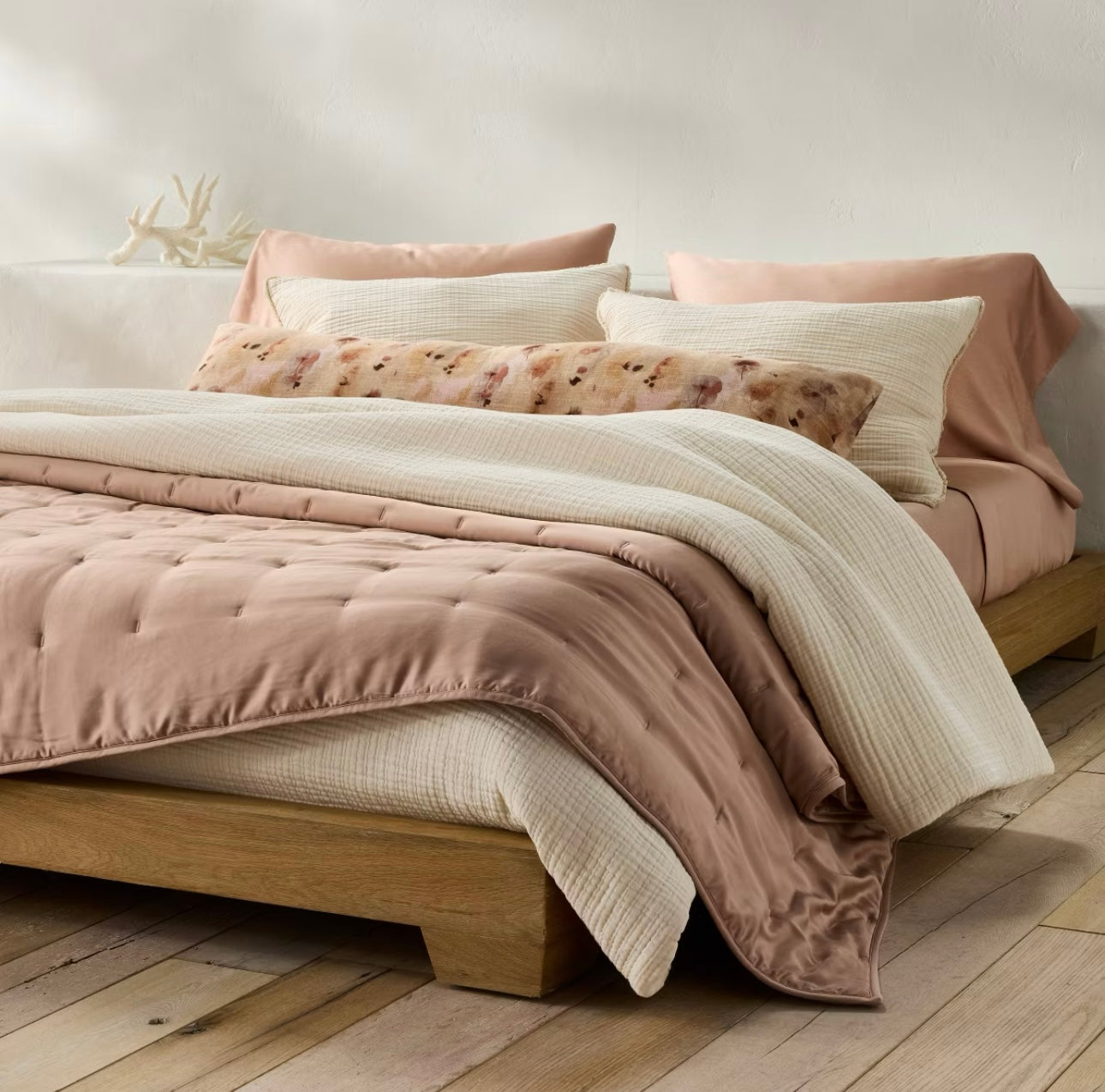 Juego de Edredón Texturizado Chambray
| CASALUNA'™ Ideal para camas King y
Cal King