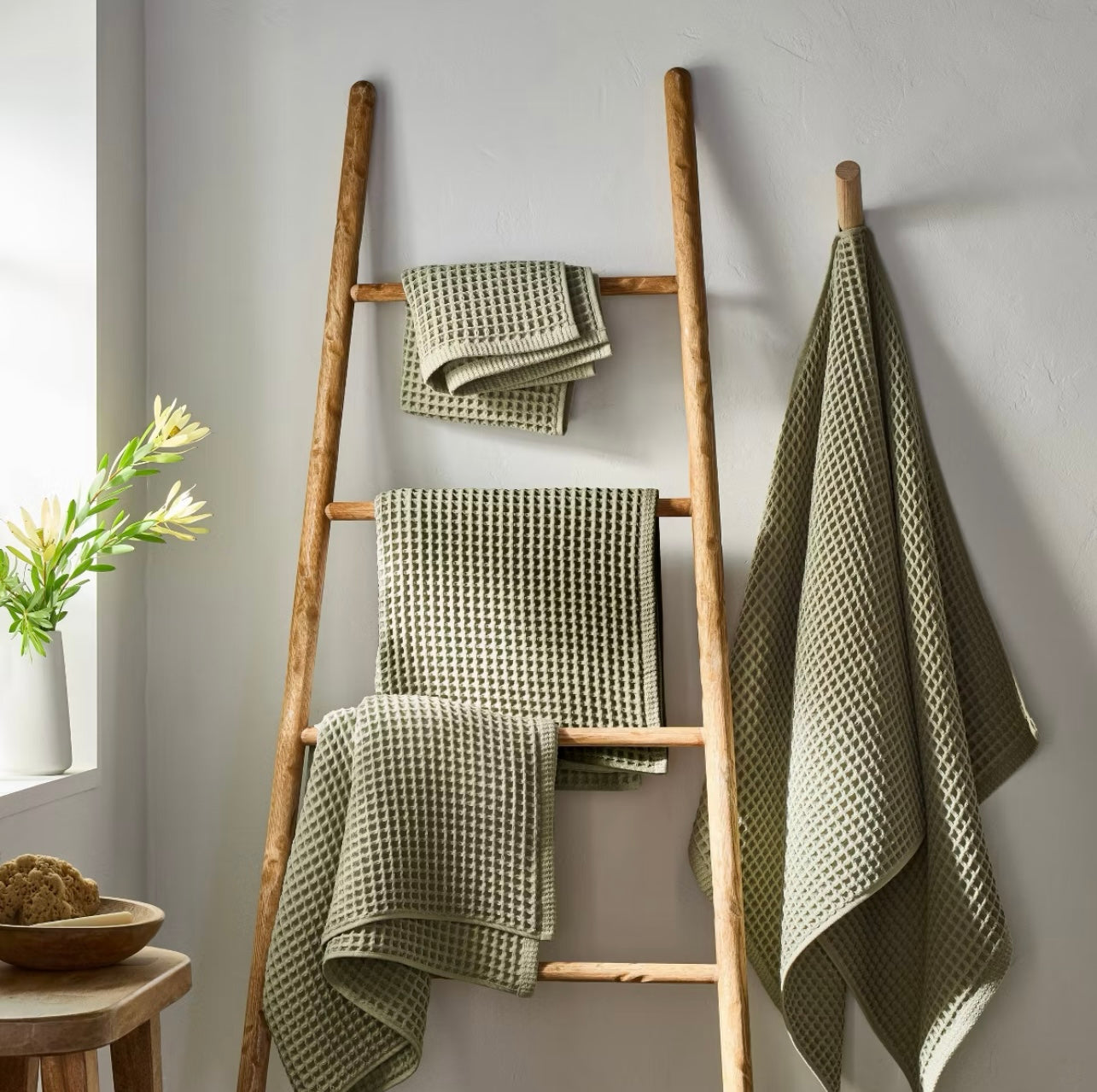 Toalla de Mano Waffle | 100% Algodón Turco | CASALUNA™