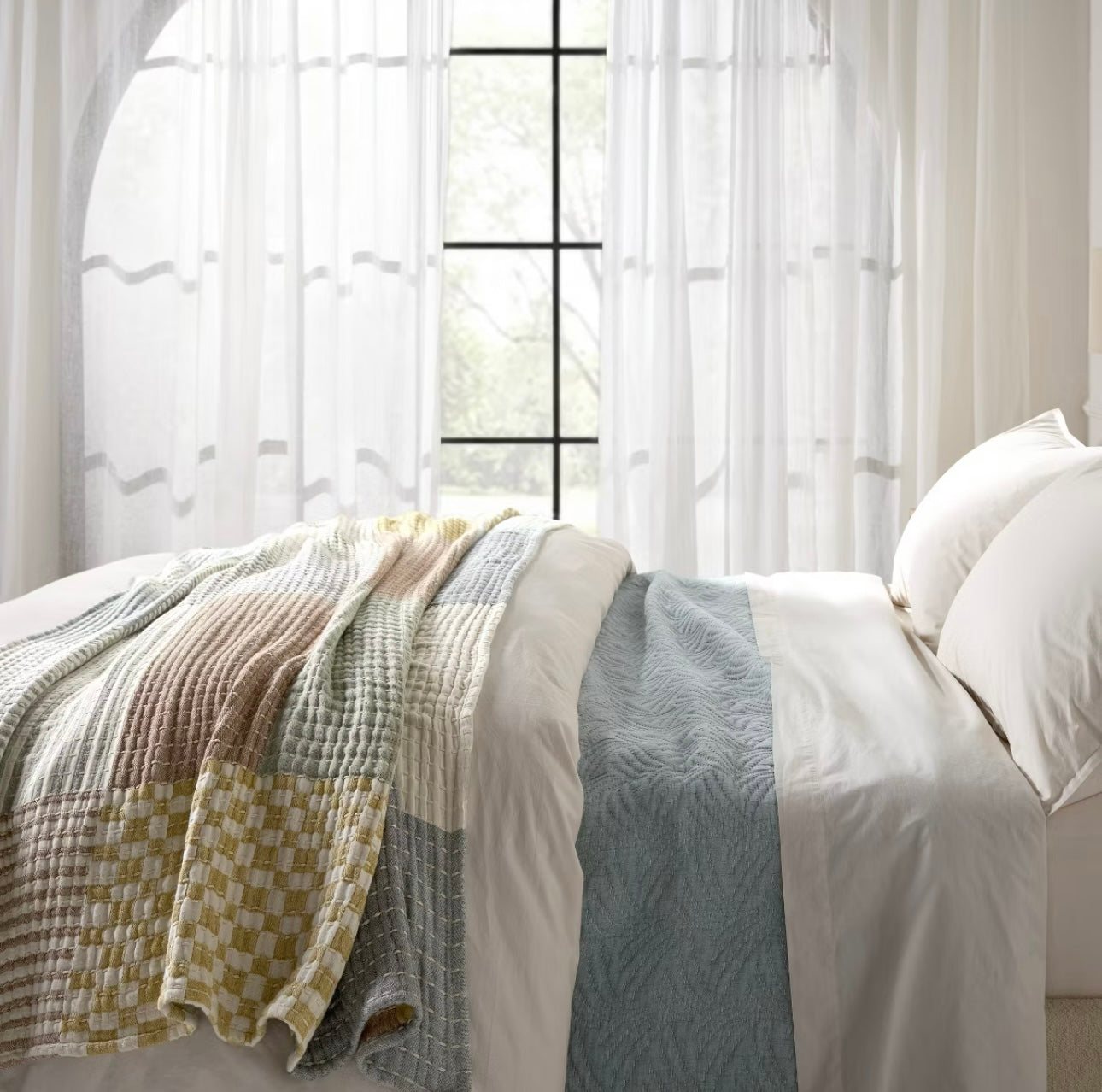 Throw Patchwork Multicolor | 100% Algodón | PARACHUTE