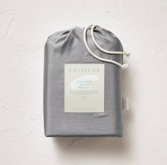 Queen Juego de Sábanas 400 Hilos | Rayon de Bambú | CASALUNA™
