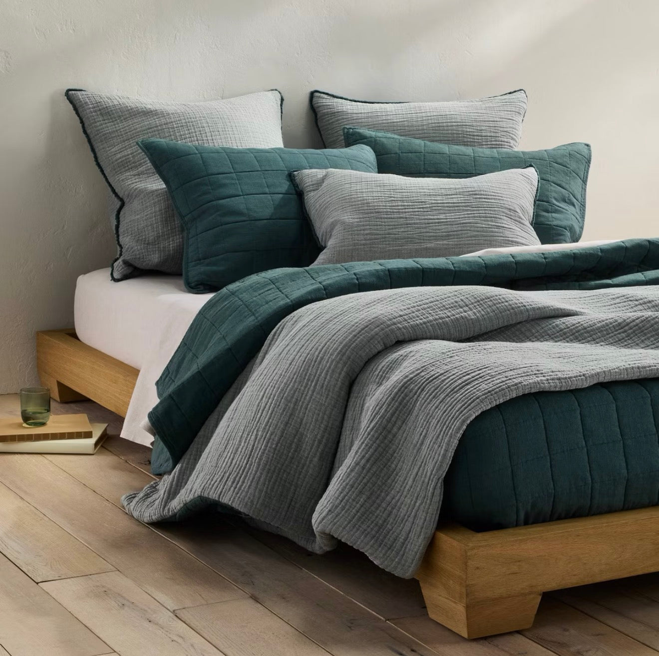 Set de 2 Fundas Quilt | Heavyweight Linen Blend | CASALUNA™