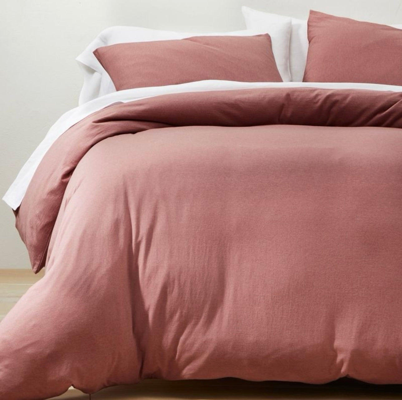 DUVET COVER y Fundas de Almohada Algodón Jersey | CASALUNA™ Ideal para camas Matrimonial y Queen