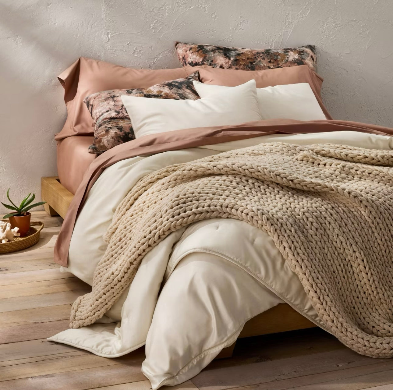 DUVER COVER y Fundas de Almohada Bambú de Rayón | CASALUNA™ Ideal para camas Matrimonial y Queen