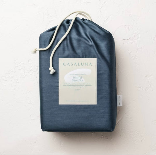 Queen Juego de Sábanas 400 Hilos | Rayon de Bambú | CASALUNA™