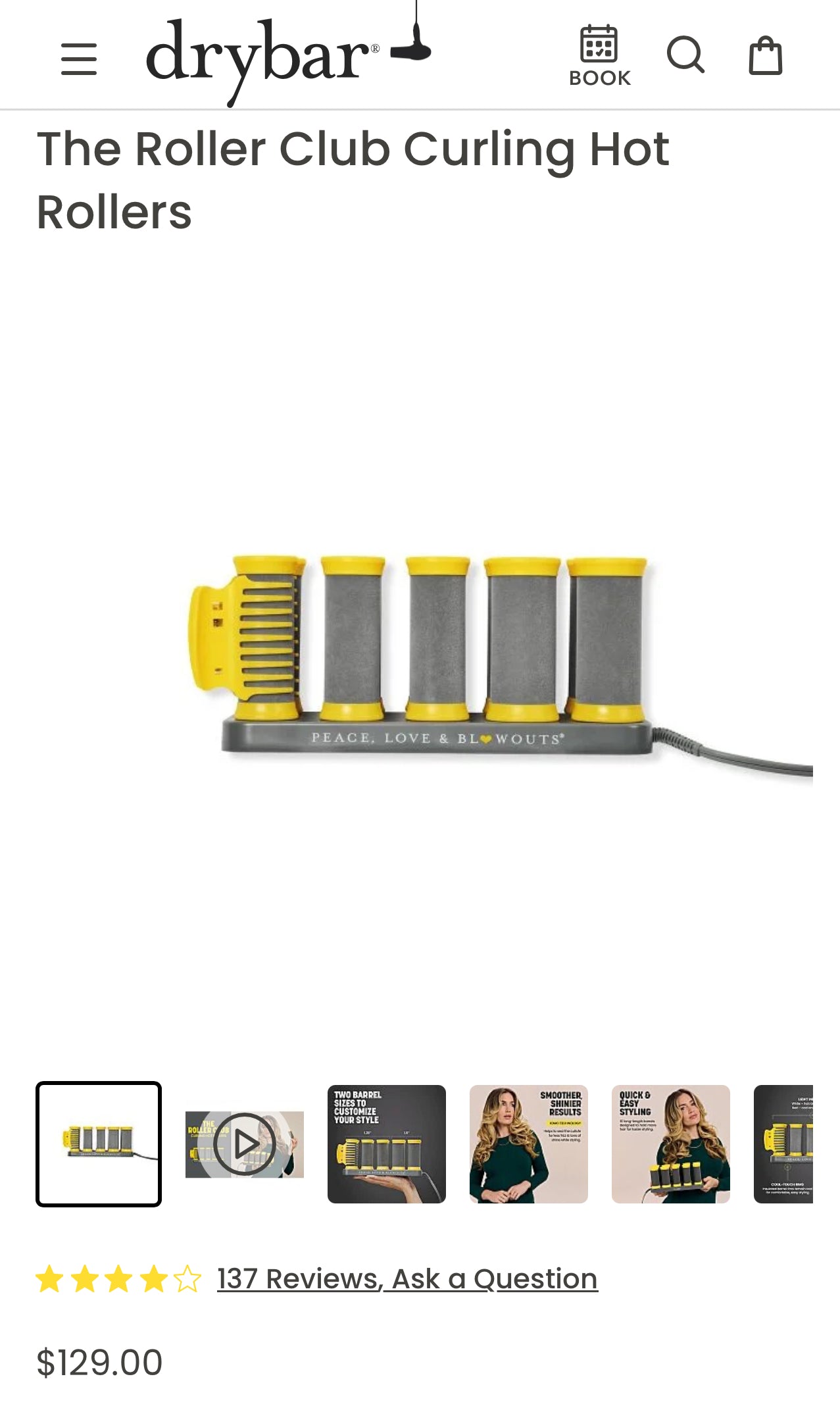 Drybar The Roller Club | Set de Rodillos Calientes Rizadores