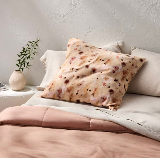 Cojín Decorativo Estampado | Mezcla de Lino | CASALUNA™