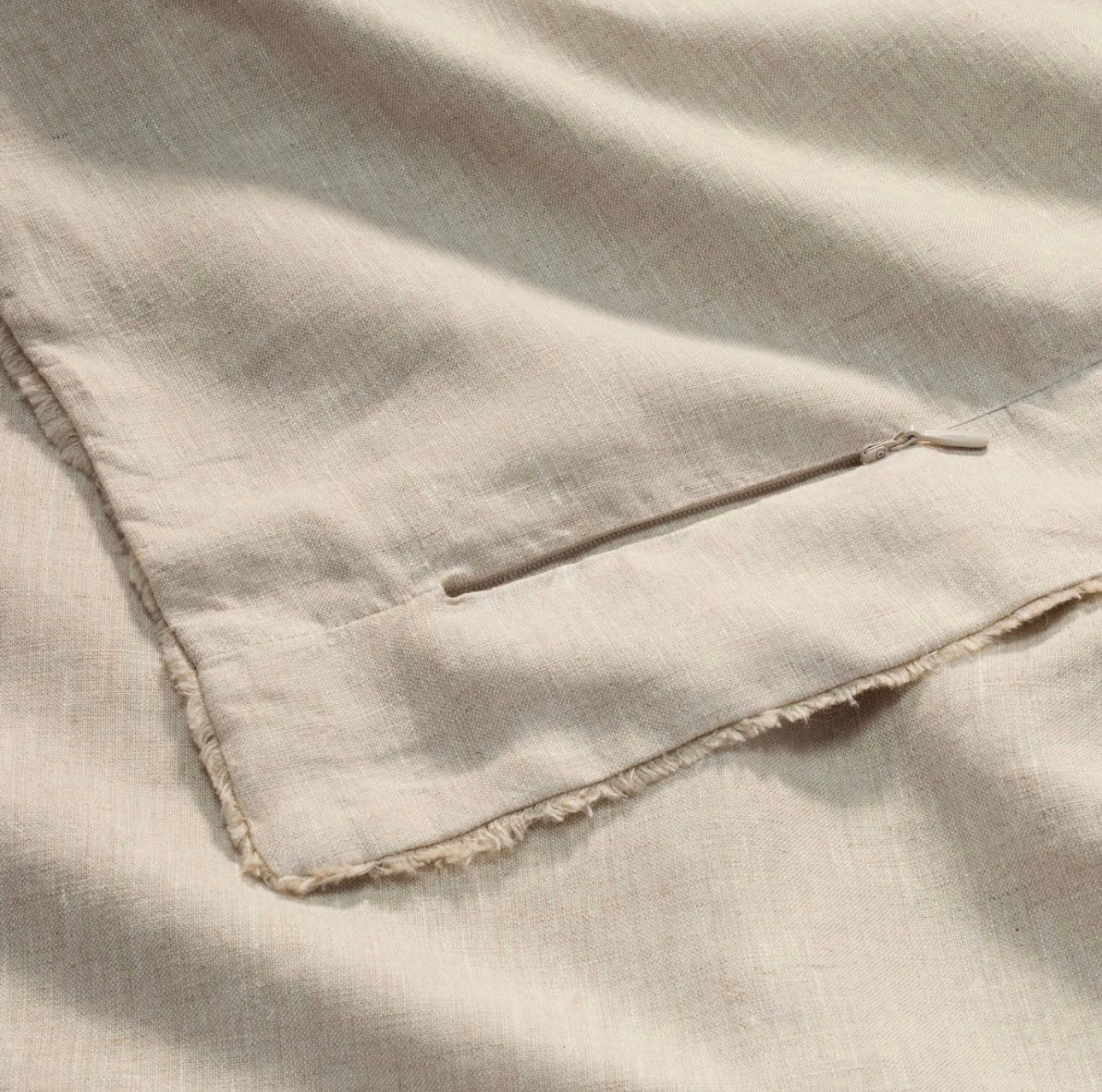 DUVET COVER + Fundas de Almohada | 100% Lino Europeo | CASALUNA™ Ideal para camas Matrimonial y Queen