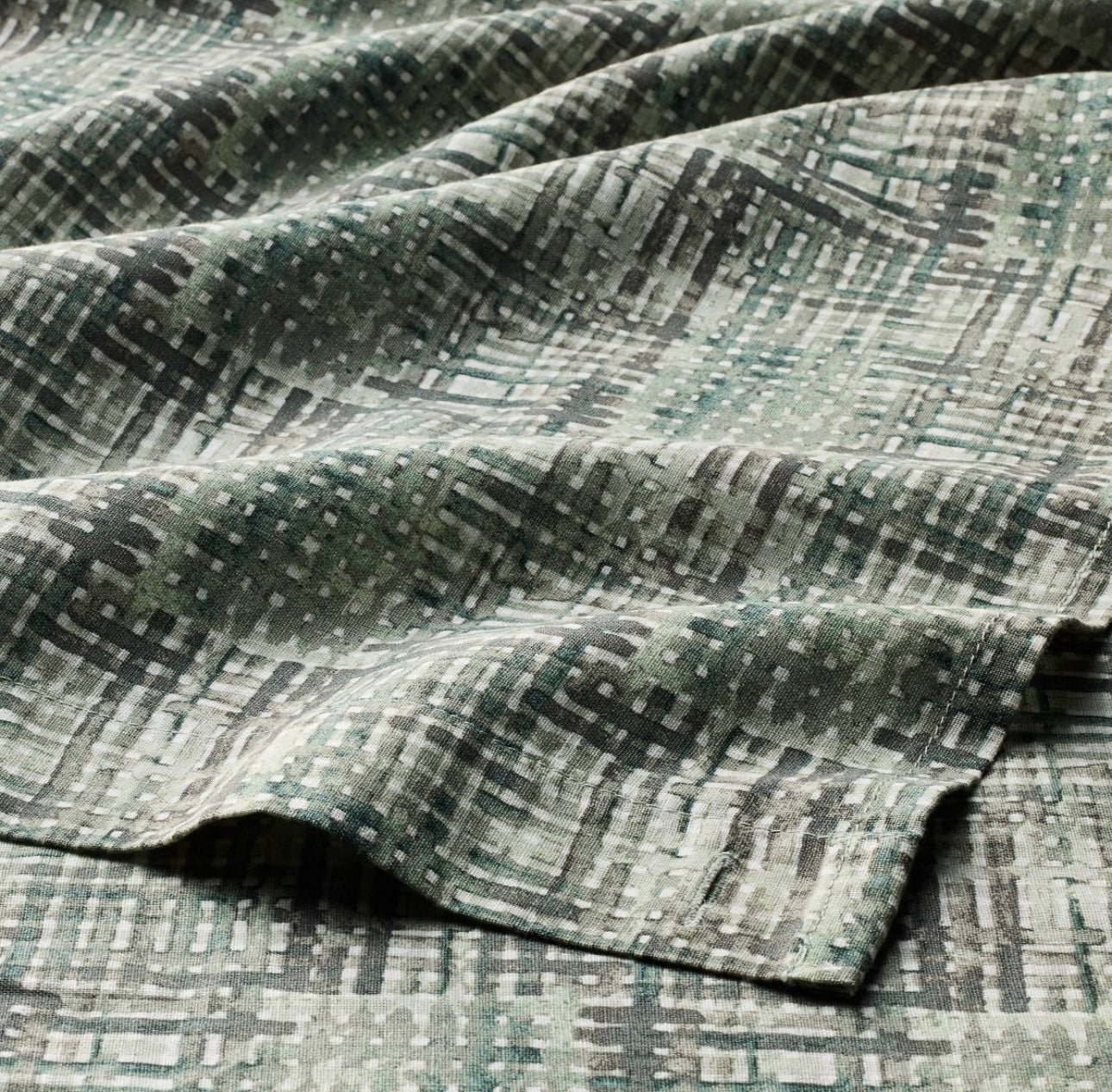 Cortina de ducha de lino fresco lavado - Casaluna™