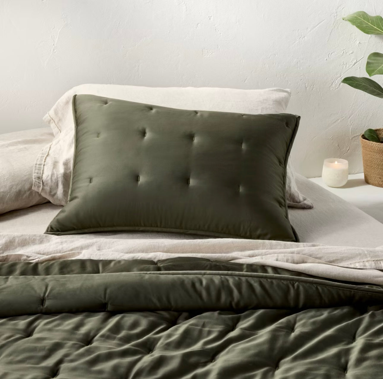 Juego de Colcha Ligera + Fundas de Almohada | Rayón de Bambú | CASALUNA™ Ideal para camas King y Cal King