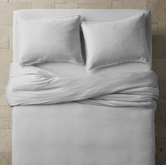 DUVET COVER + Fundas de Almohada | Mezcla de Lino CASALUNA™ Ideal para camas King y Cal King