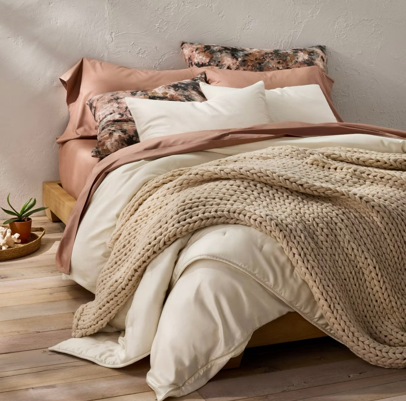 Almohada Decorativa King Euro Size | Mezcla de Lino | CASALUNA™