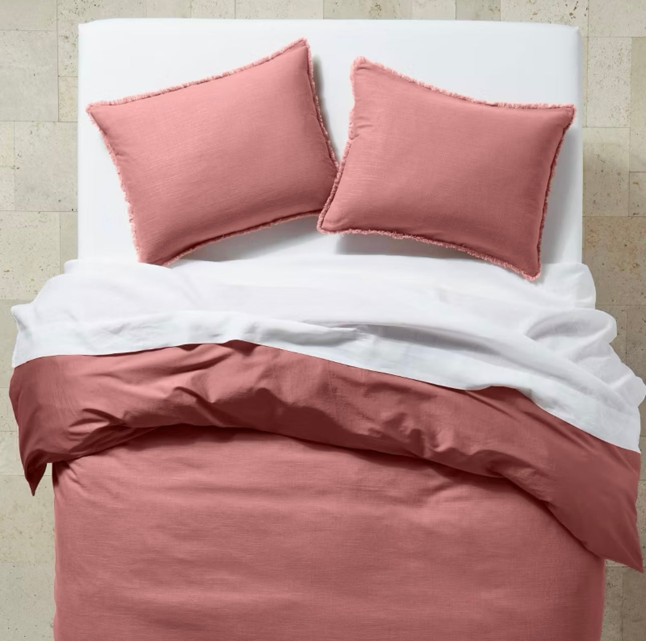 DUVET COVER + Fundas de Almohada | Mezcla de Lino CASALUNA™ Ideal para camas King y Cal King