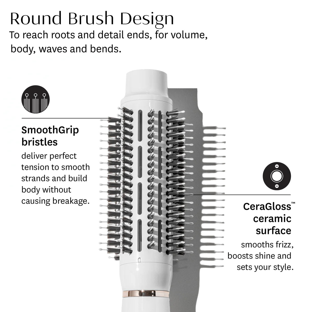 Cepillo de Aire RONDA DE AERBRUSH | T3 AireBrush Round 2.5