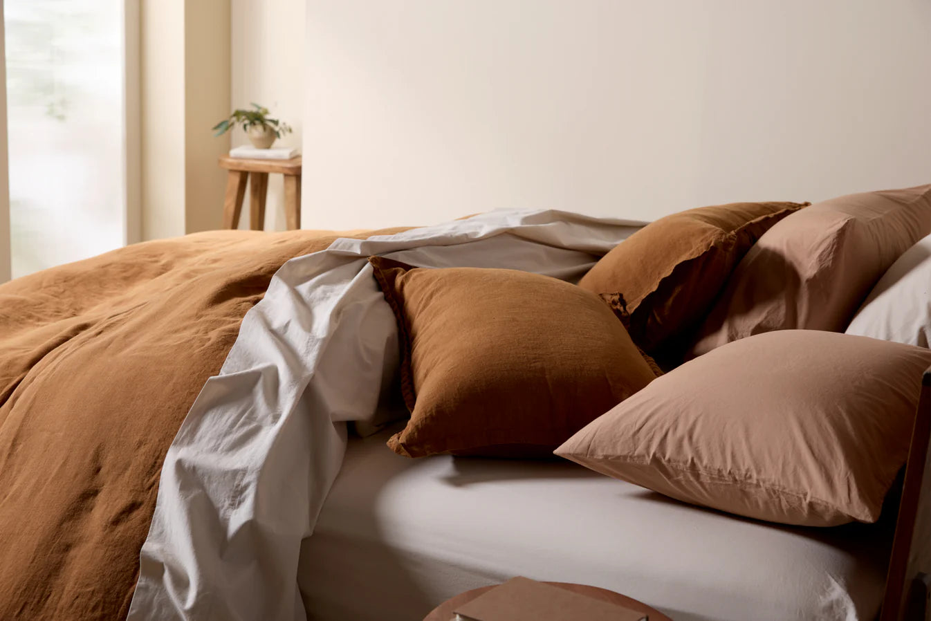 KING/Cal King Duvet Cover Set | 55% Lino 45% Algodón| PARACHUTE™