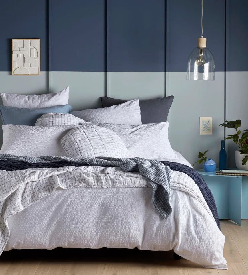 KING DUVET COVER Seersucker