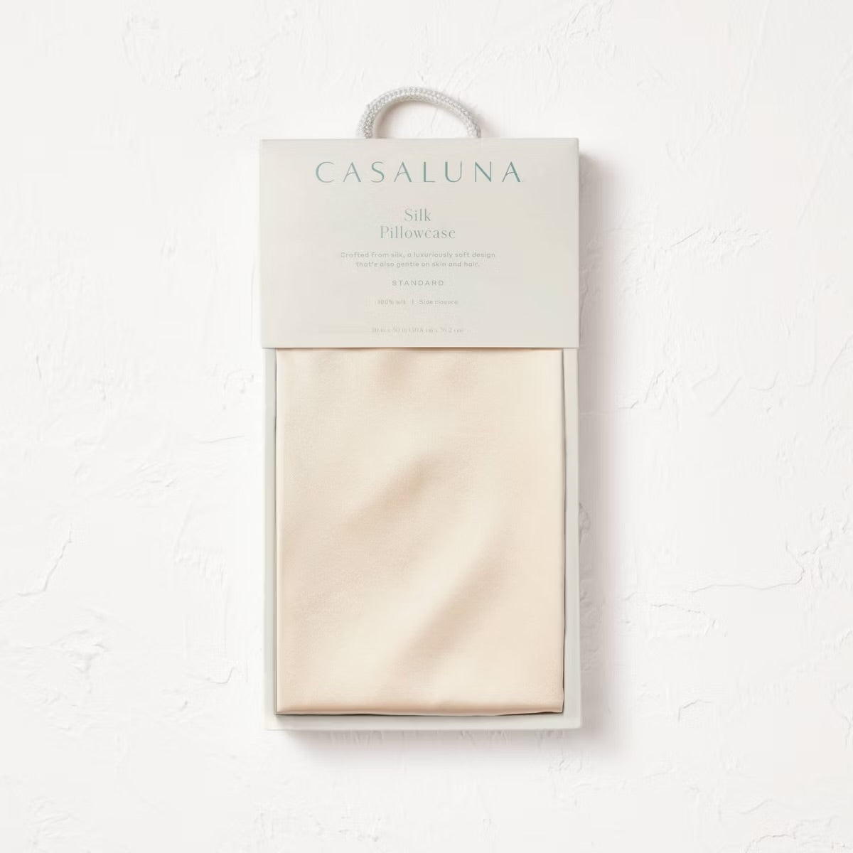 Funda de Almohada Standard Natural | 100% Seda | CASALUNA™