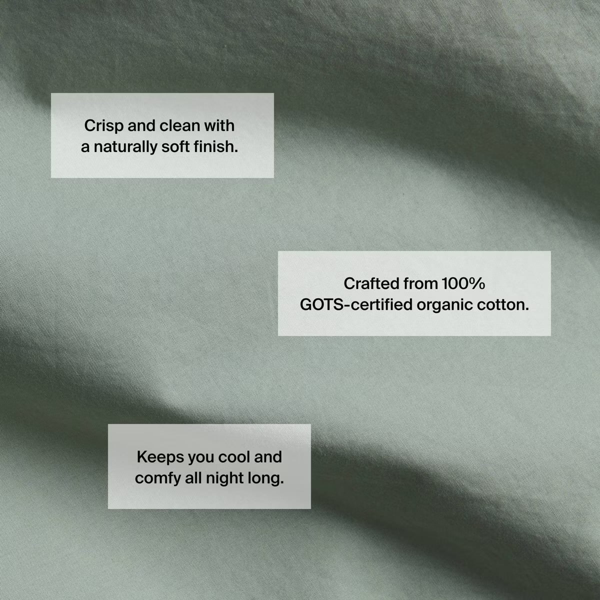 KING Juego de Sábanas | 100% Algodón Orgánico | PARACHUTE™