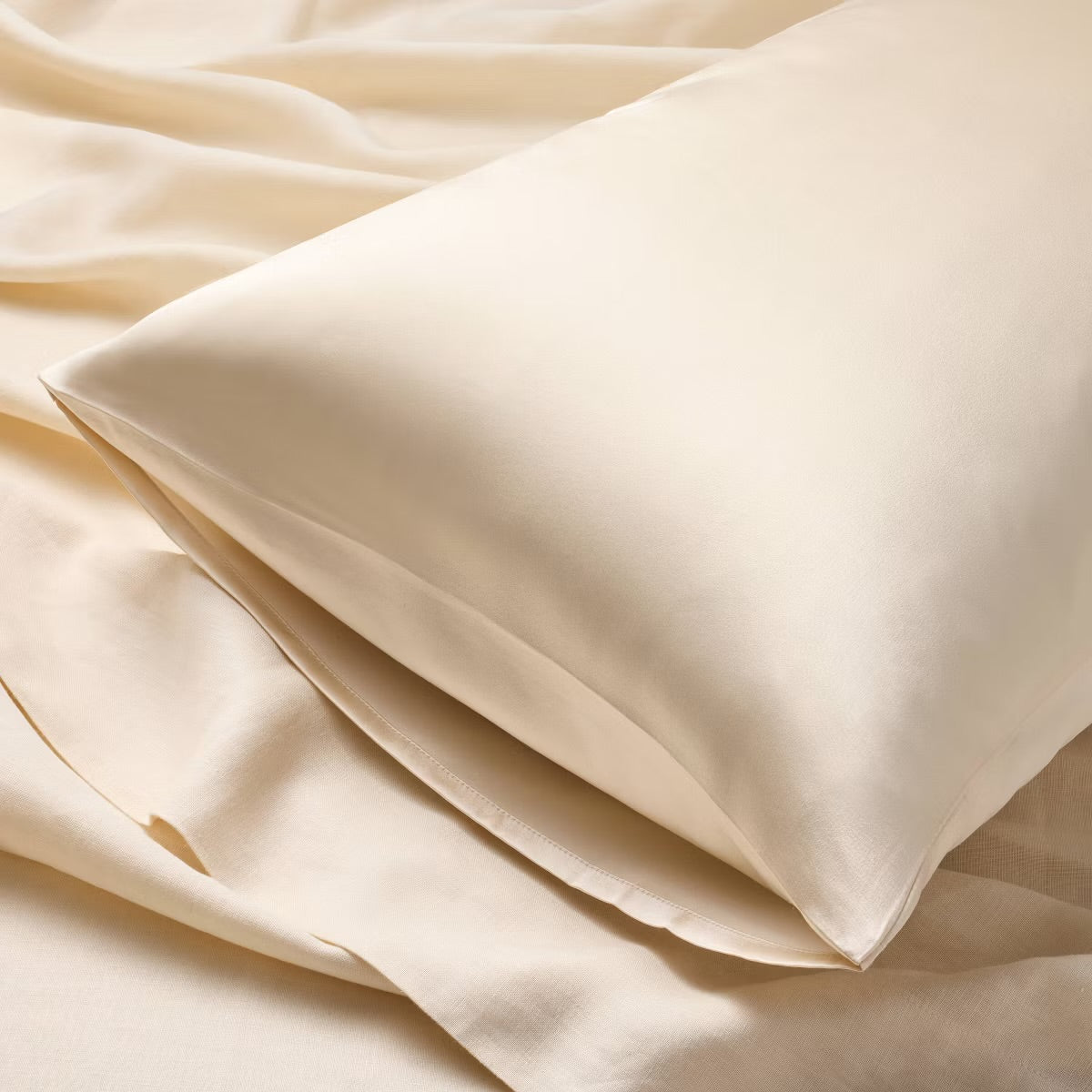 Funda de Almohada Standard Natural | 100% Seda | CASALUNA™