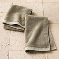 Set de 2 Toallas de Mano Tono Olivo | Algodón y Modal | CASALUNA™