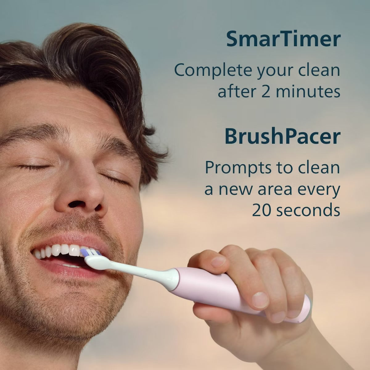Philips Sonicare 6100™
Cepillo Dental Eléctrico Recargable · Light Pink