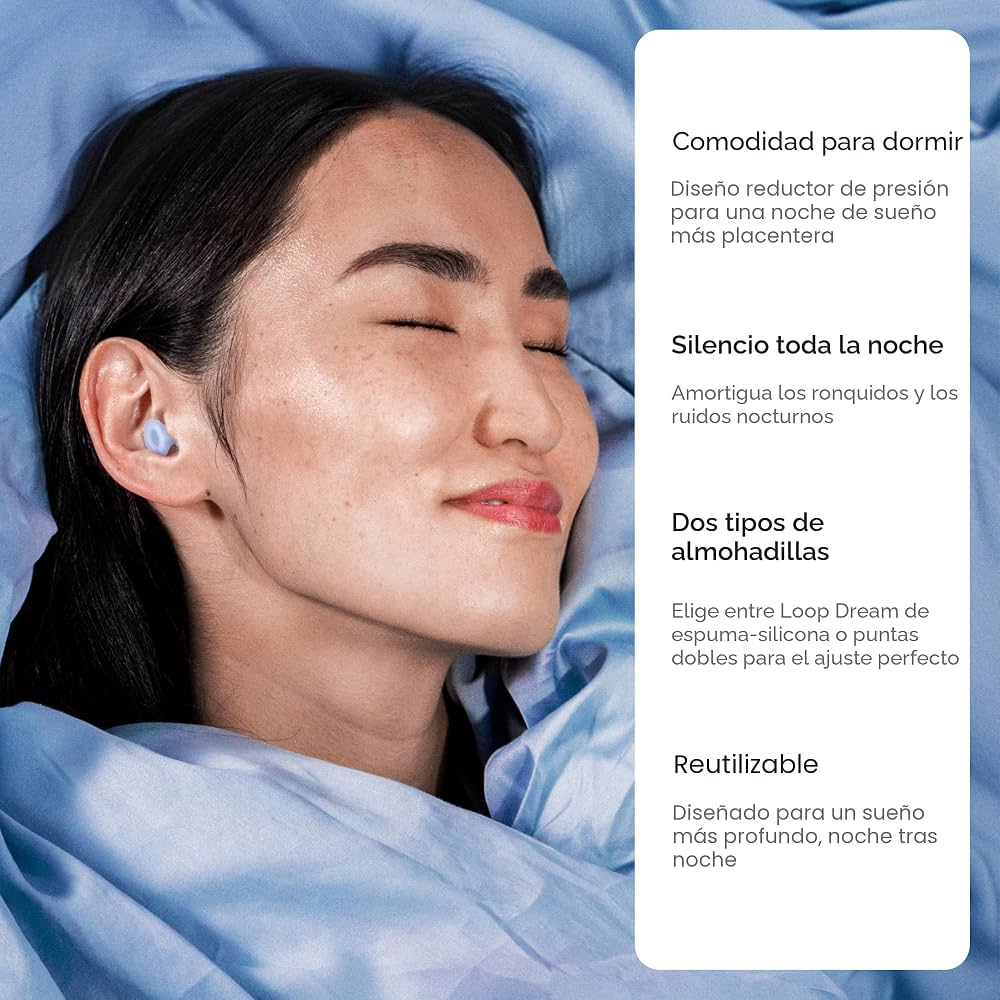 LOOP DREAM™ – Tapones Auditivos para Dormir