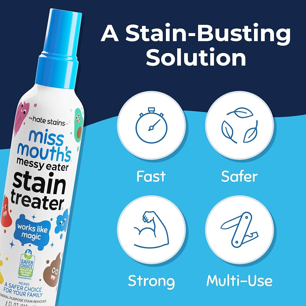 Miss Mouth’s Messy Eater Stain Treater Spray 4 oz | Removedor de Manchas