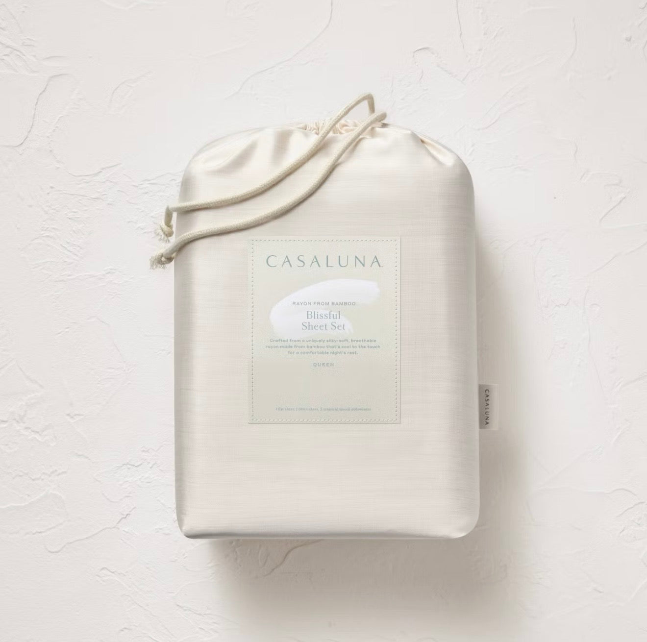 Queen Juego de Sábanas 400 Hilos | Rayon de Bambú | CASALUNA™
