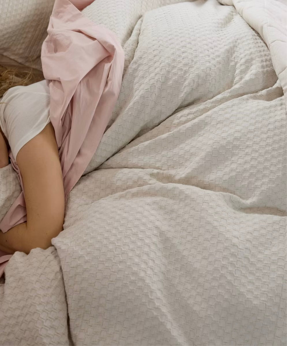 Full/Queen Duvet Cover Honeycomb | 100% Algodón | PARACHUTE™