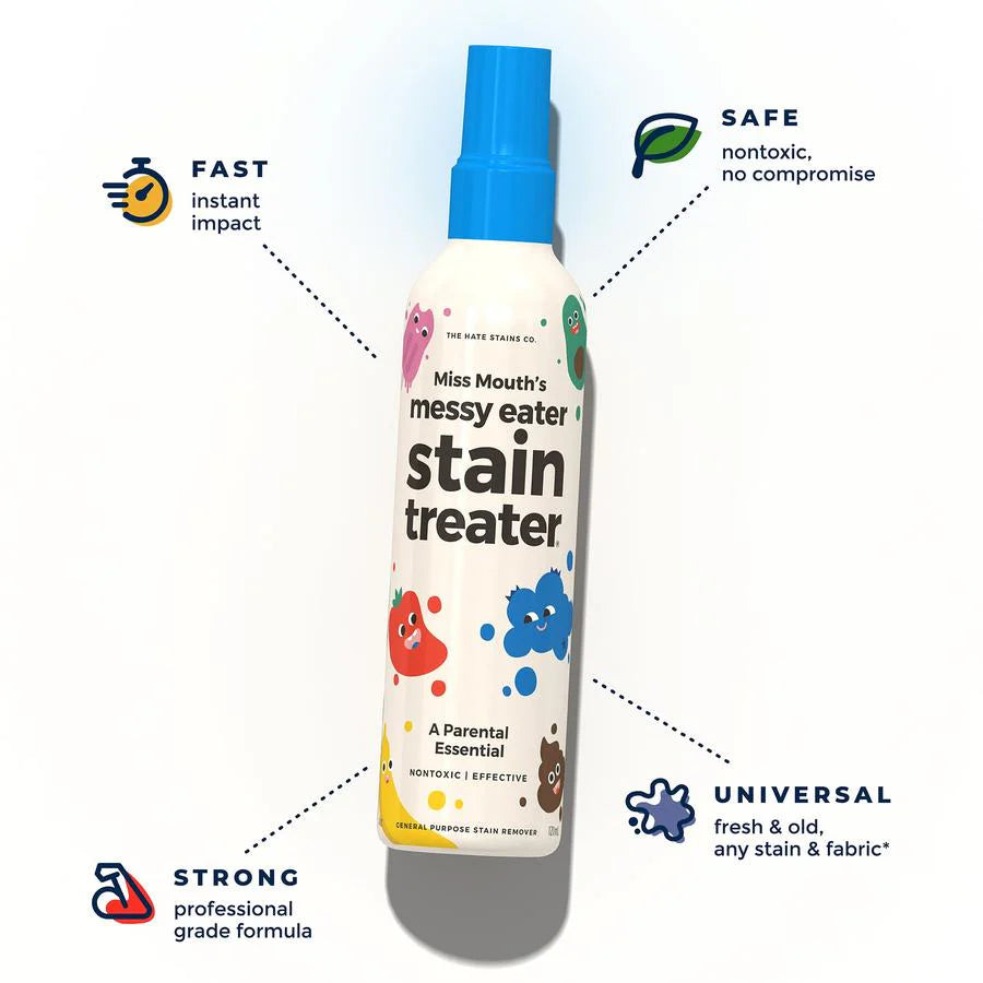 Miss Mouth’s Messy Eater Stain Treater Spray 4 oz | Removedor de Manchas