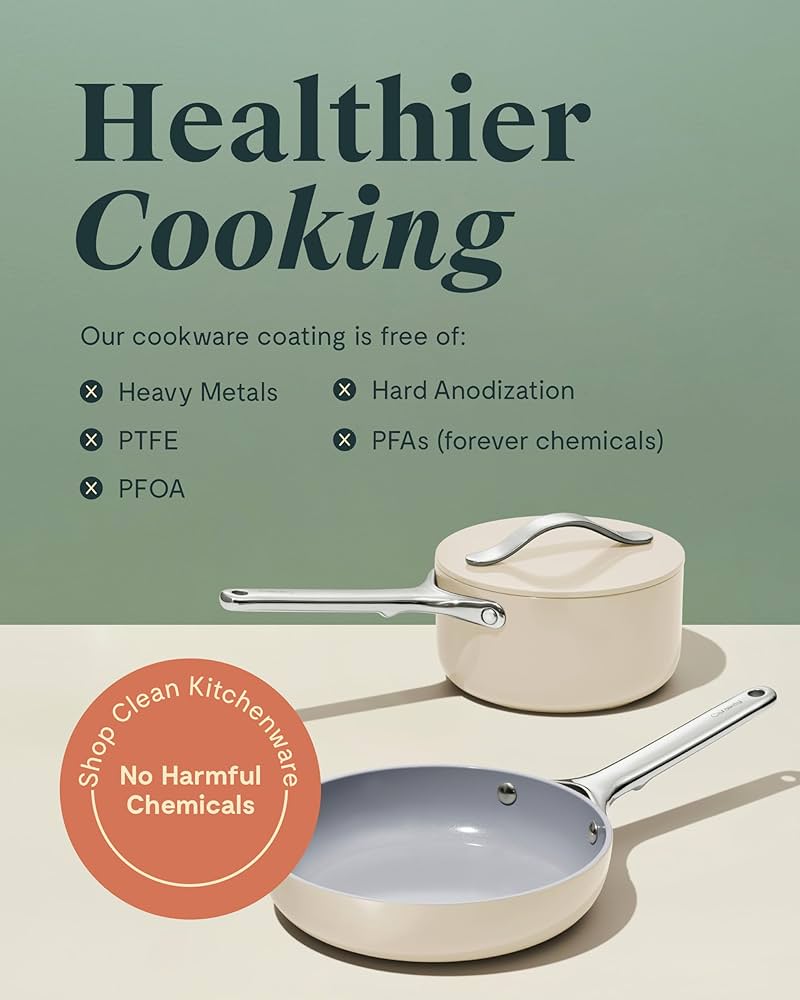 Caraway Mini Duo | Sartén + Olla Mini Antiadherentes