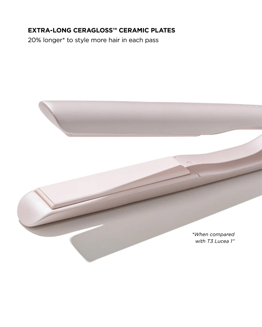 T3 SinglePass Smooth X | Plancha Profesional | Satin Blush
