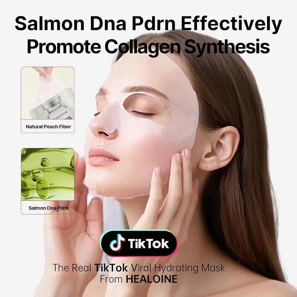 Mascarilla Facial de Colágeno + PDRN de Salmón | HEALOINE™