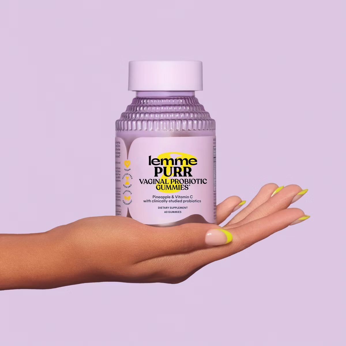 Lemme Purr | Vaginal Probiotic Gummies 
60 Gummies