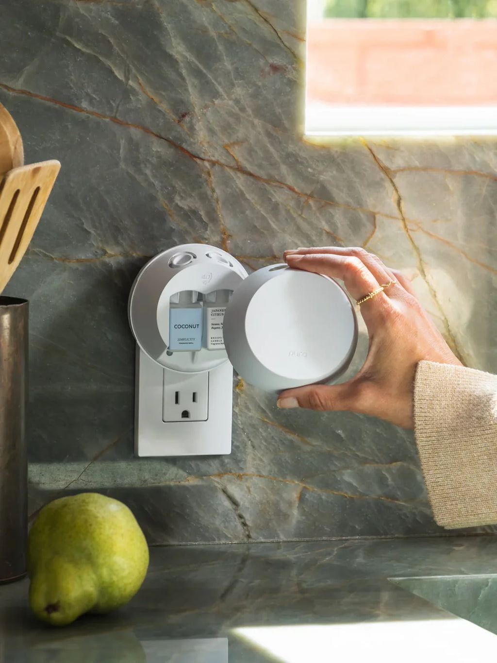 PURA Smart Home Fragrance Diffuser Set de 2 Fragancias