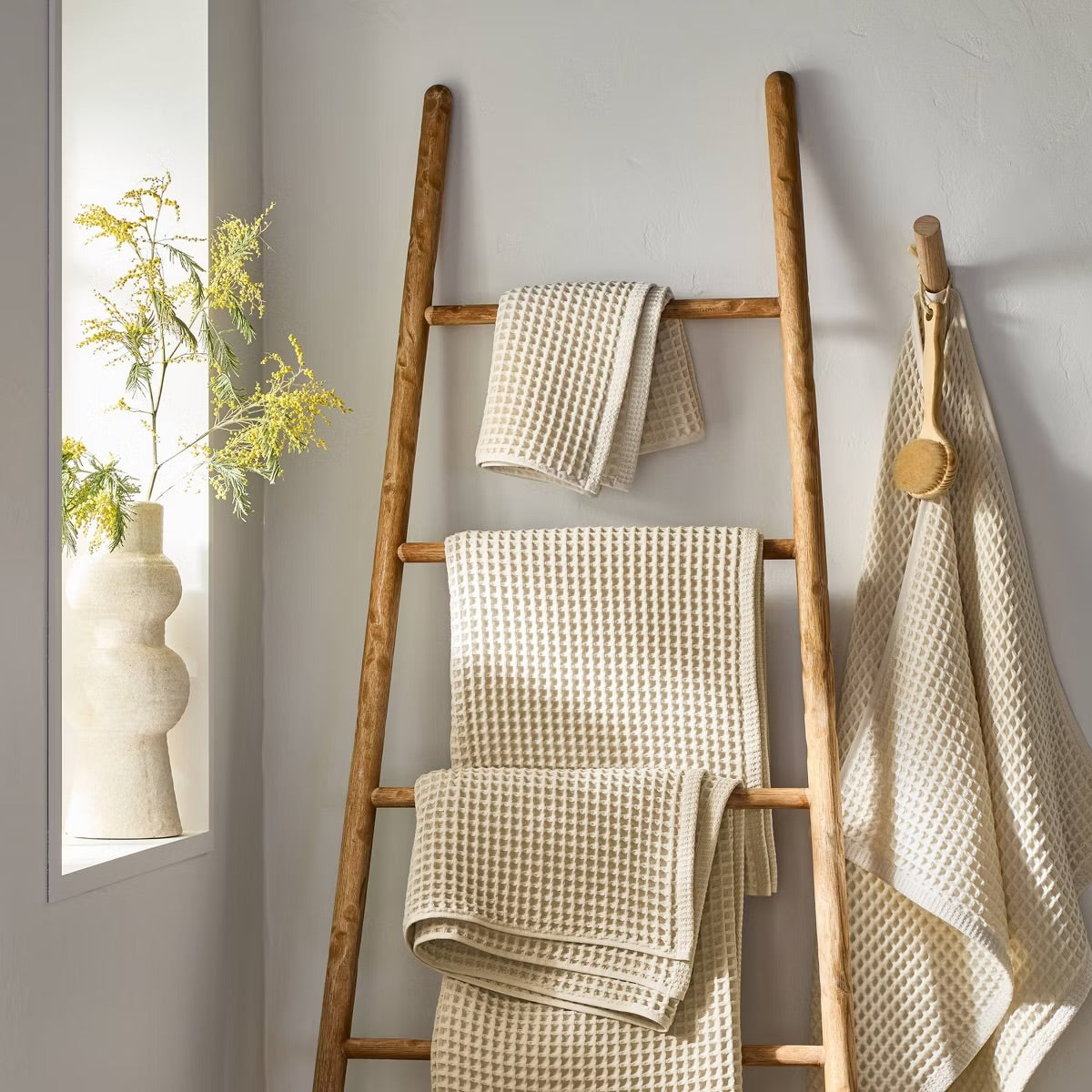 Toalla de Baño Waffle | 100% Algodón CASALUNA™