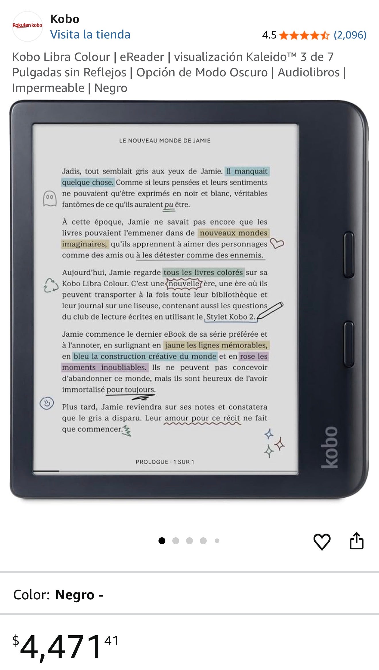 Kobo Libra Colour Impermeable