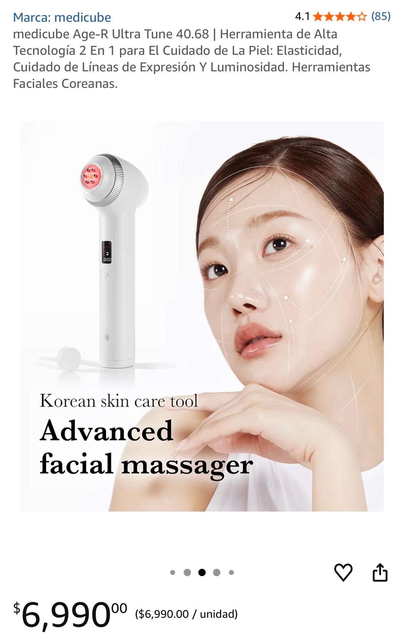 ✨ Medicube Age-R Ultra Tune 40.68
La herramienta 2 en 1 de alta tecnología que transforma tu piel desde casa.