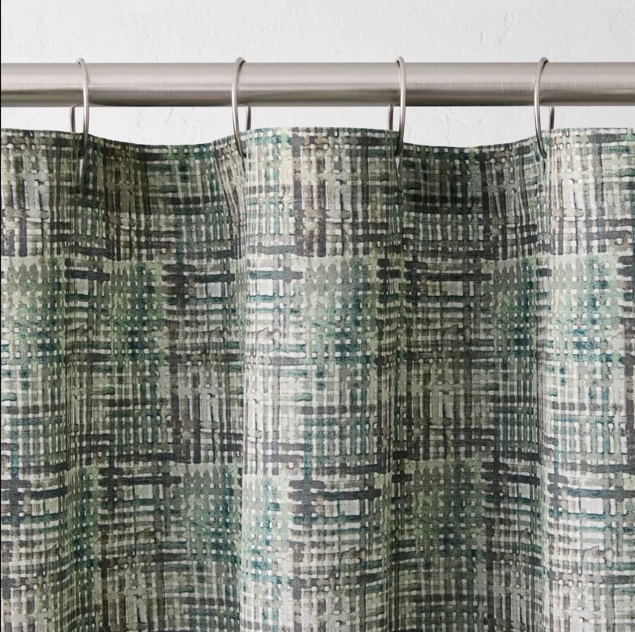 Cortina de ducha de lino fresco lavado - Casaluna™