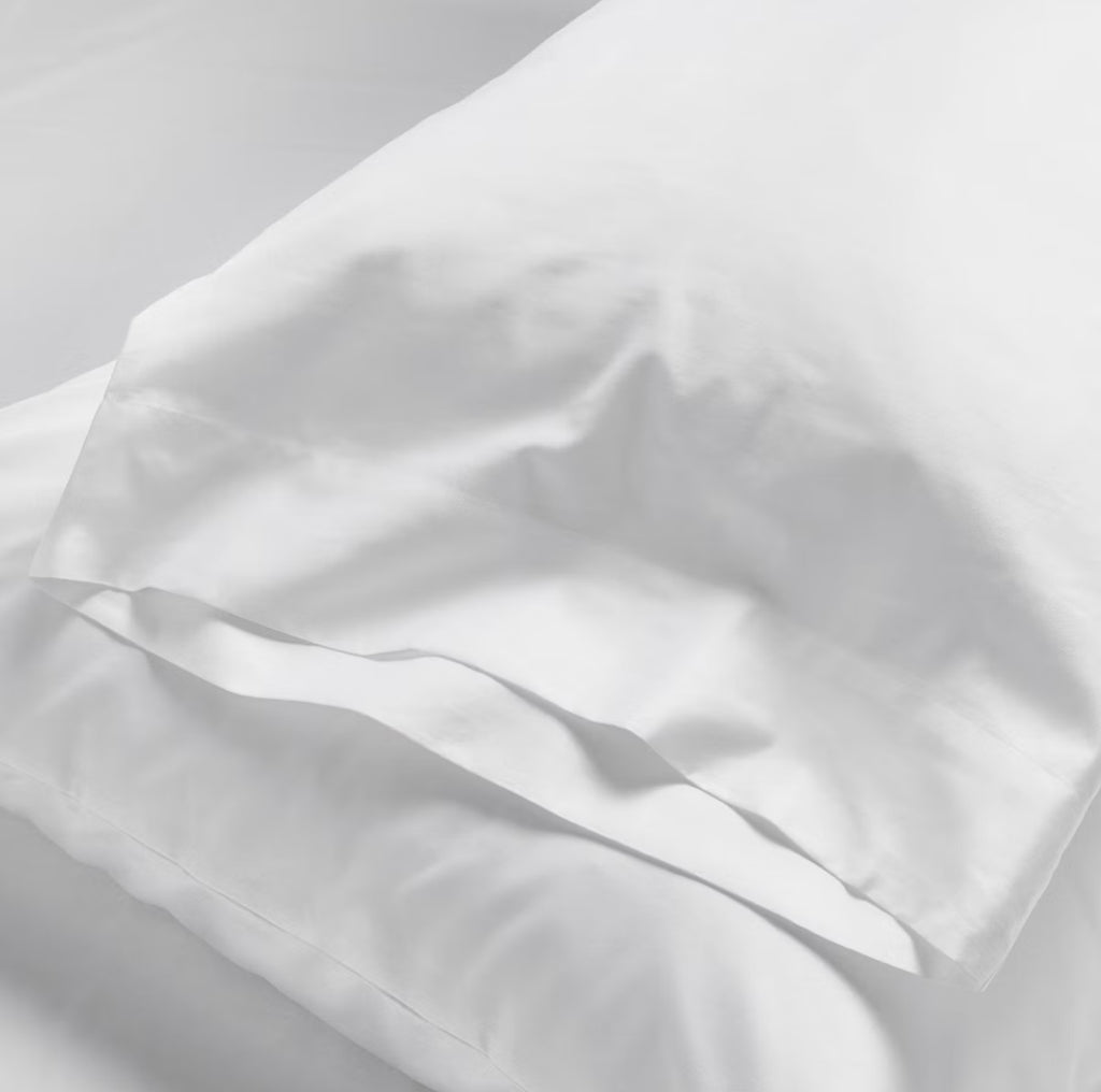 KING Set de 2 Fundas de Almohada | 100% Algodón Satén | CASALUNA™