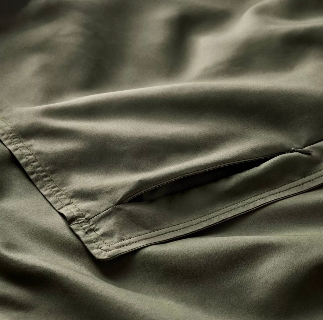 Set de Duvet Cover 3 Piezas Percale 100% Algodón | Verde Oliva | CASALUNA™